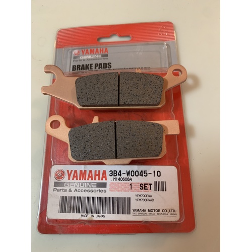 GENUINE YAMAHA GRIZZLY 500 700 KODIAK FRONT RIGHT BRAKE PADS  3B4-W0045-10