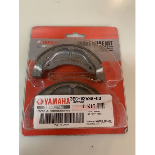 GENUINE YAMAHA FRONT BRAKE SHOES TTR 90 PW 80  3EC-W253A-00