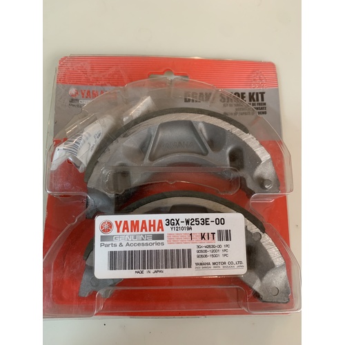 GENUINE YAMAHA REAR BRAKE SHOES AG 200 2008 - 2025  3GX-W253E-00