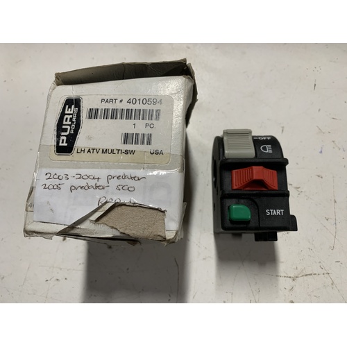 POLARIS PREDATOR 500 2003 2004 2005 LEFT STARTER START SWITCH 4010594