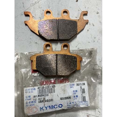GENUINE KYMCO  REAR  BRAKE PADS SXS XUV 450 500 700  43105-LEE8-305