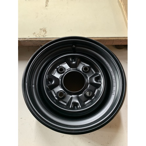 HONDA SXS 1000 PIONEER FRONT WHEEL RIM BLACK STEEL 12 x 6.5 44650-HL4-A00 GENUINE OEM