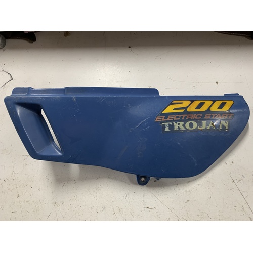 SUZUKI DR 200 LEFT SIDE PLASTIC SIDE COVER LIGHT BLUE