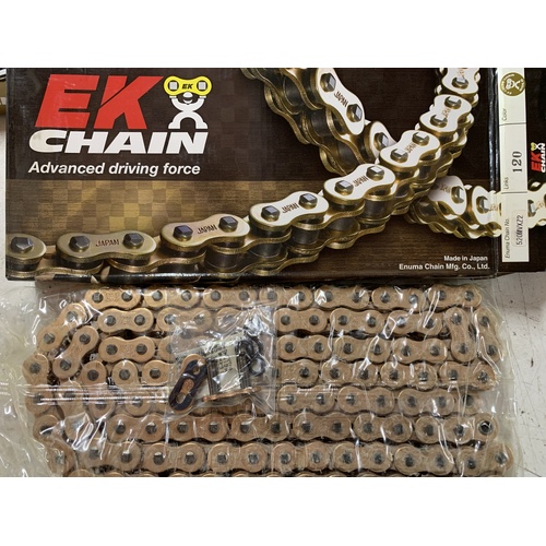 EK 520 MVXZ2 HD X RING CHAIN GOLD KTM CRF WR WRF YZ YFX TE FE KX KXF RMX RM RMZ DR XR