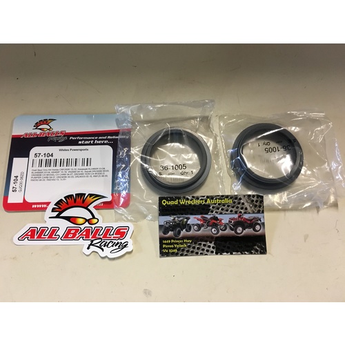 SUZUKI DRZ 400 S E FORK    DUST    SEALS 57-104