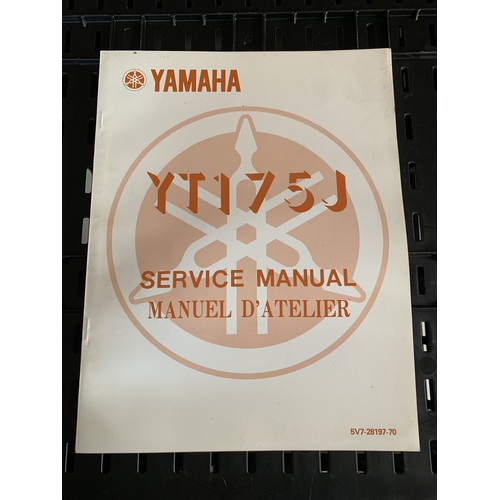 GENUINE YAMAHA SERVICE MANUAL BOOK YY 175 J TRIKE 5V7-28197-70 WORKSHOP