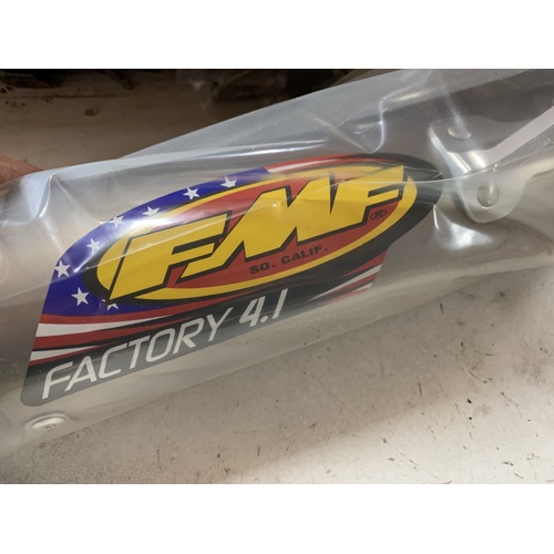 SUZUKI LTR 450  FMF 4.1 STAINLESS EXHAUST SYSTEM POWER BOMB HEADER MUFFLER