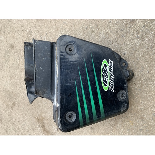 KAWASAKI KX 60 BARE AIR BOX , CAGE & LID 