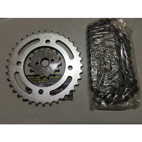 HONDA XR & CRF 50 CHAIN & SPROCKET KIT 14 T FRONT 37 T REAR 420 CHAIN