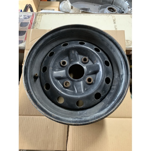 SUZUKI LTA 450 500 KING QUAD BLACK STEEL FRONT 12 INCH WHEEL RIM