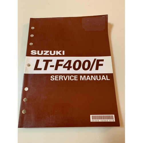 GENUINE SUZUKI LTF LTA EIGER 400  WORKSHOP / SERVICE MANUAL BOOK