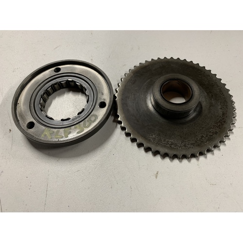 KAWASAKI KLF 300 B 2X4 STARTER CLUTCH / ONE WAY BEARING , GEAR & HOUSING