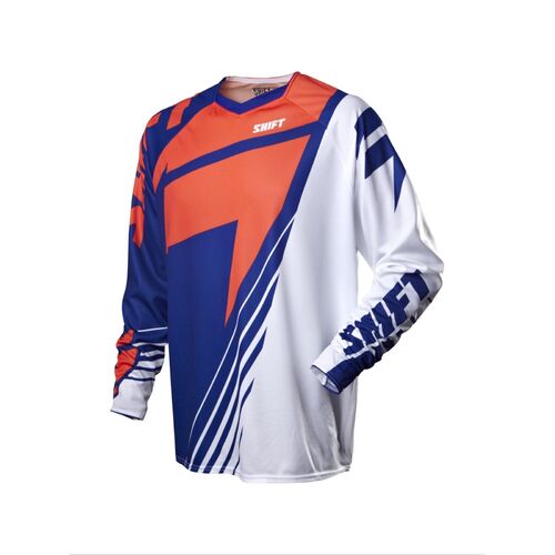 SHIFT MOTO MX MTB BMX FACTION LE JERSEY RED BLUE CHAD REED SIZE XL EXTRA LARGE
