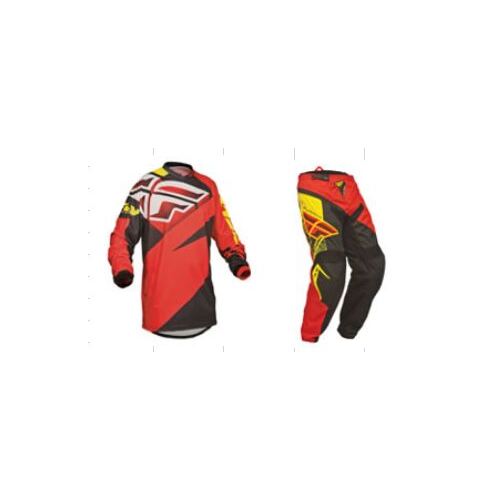 FLY RACING F 16 RED BLACK 36 PANTS & XL JERSEY SET BMX VMX MX MTB OFF ROAD