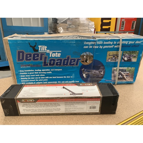 KOLPIN ATV DEER / GAME LOADER HANGER TILT & TOTE WITH TOW BAR HITCH