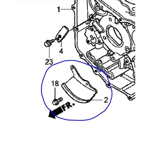 HONDA TRX 500 2005 - 2011 OIL SEPARATE PLATE 11150-HP0-A01
