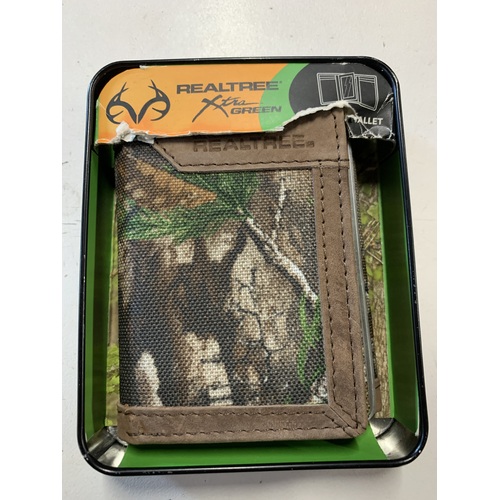TRI FOLD WALLET  HUNTING - CAMO - REALTREE XTRA GREEN