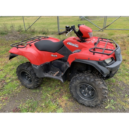 SUZUKI LTA 750 KING QUAD ATV FOR SALE 2013 29940 KMS POWER STEERING 4X4