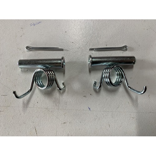 YAMAHA YZ 450 F YZF WRF WR  2003 - 2005 FOOT PEG CLEVIS PINS  RETURN SPRINGS TORSION 