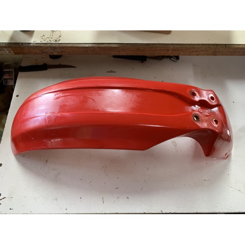HONDA CTX 200 BUSH LANDER FRONT RED MUD GUARD FENDER 