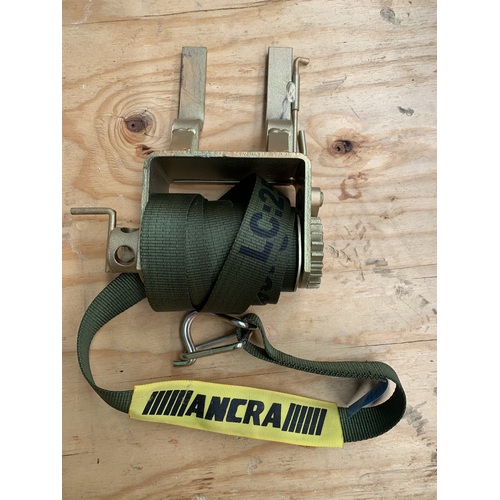 ANCRA 9 M LONG LOAD BINDER TIE DOWN WINCH TYPE 2500 KG AS/NZS ARMY GREEN