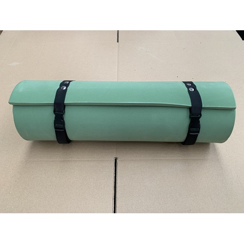ROLL UP FOAM CAMP MATTRESS YOGA BEACH MAT 1940 L 490 WIDE 10mm THICK GREEN