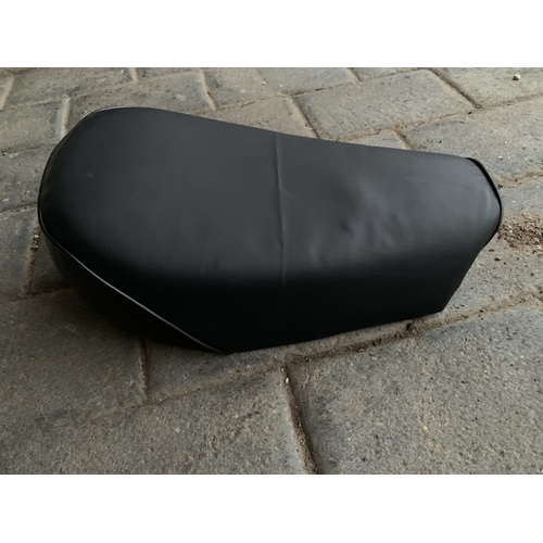 YAMAHA AG 100 175  SEAT  1981 + RECOVERED IN BLACK , RETRIMMED 