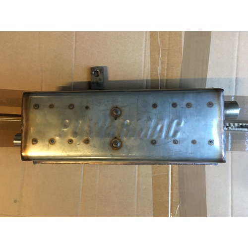 HONDA TRX 300 POWERMAC MUFFLER - BIG RED - FOURTRAX 300 STAINLESS STEEL 