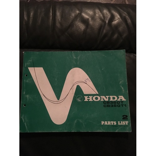 HONDA CB360T CB360T1 PARTS  MANUAL