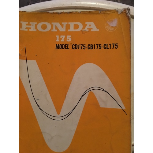 HONDA CD175 CB175  CL175   PARTS  MANUAL-ROUGH