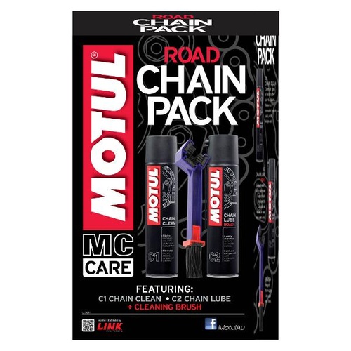 MOTUL  ROAD CHAIN CARE PACK C3 LUBE C1 CLEAN