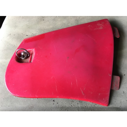 HONDA TRX 650 680 FA FRONT RED PLASTIC TOOL BOX LID - COVER 