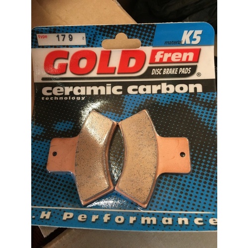 POLARIS SPORTSMAN 335 400 500 GOLD FREN REAR BRAKE PADS 179