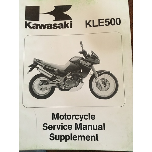 KAWASAKI KLE500 1991 SERVICE MANUAL SUPPLEMENT