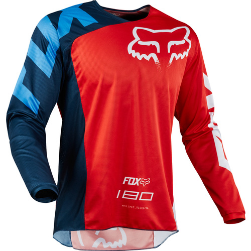 FOX RACING MX OFFROAD 2018 RACE RED BLUE WHITE EXTRA LARGE JERSEY XL