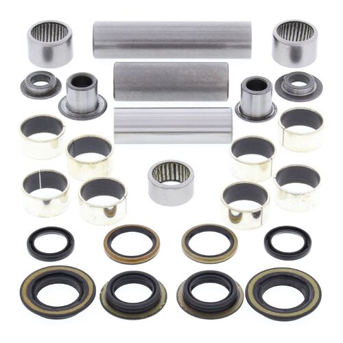 KAWASAKI KLX 140 R REAR SUSPENSION LINKAGE BEARING BUSH SEAL SET KIT 2008 +