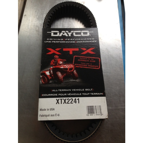 YAMAHA yfm GRIZZLY / yxr RHINO 700 550 600 DRIVE BELT CVT DAYCO XTX 2241