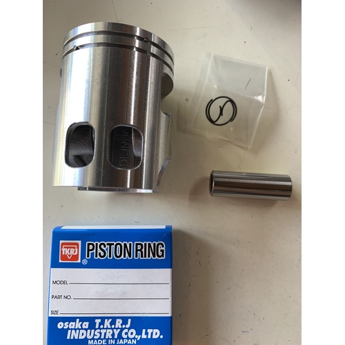 YAMAHA AG 100 1.00 mm OVER SIZE  53.00 mm PISTON RINGS KIT TKJR MADE IN JAPAN