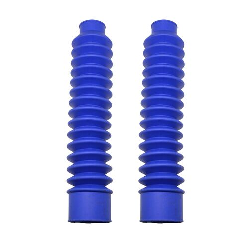 MEDIUM FRONT FORK BOOTS / GATOR VMX BLUE CR YZ XR 26 28 TOP 60 65 LOW 220 - 300 LONG
