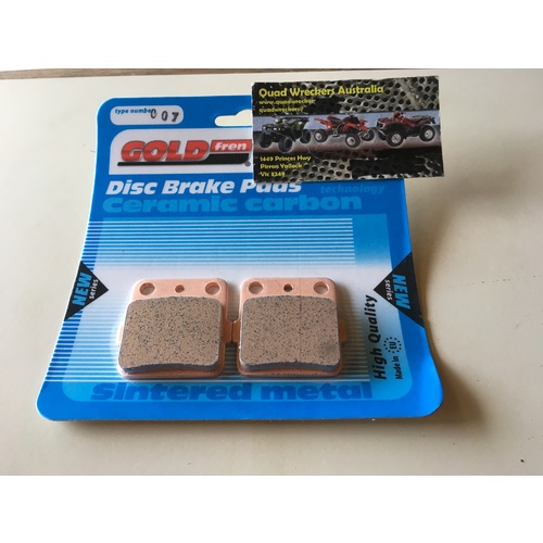 GOLD FREN SINTERED METAL BRAKE PAD GF 007 K5