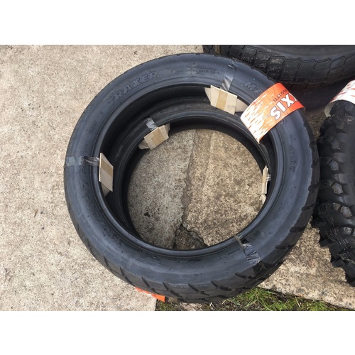 MAXXIS REAR TYRE TRAXER  M6017 140 80 17  ROAD LEGAL  RWC   NOS
