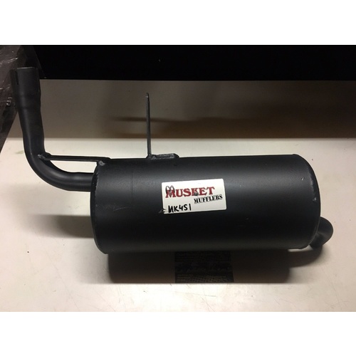 KAWASAKI MULE 500 KAF 300 93 -95  MUFFLER OEM REPLICA EXHAUST MUSKET P/N MK 451