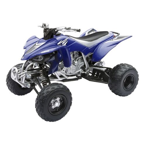 YAMAHA YFZ 450 BLUE RACE QUAD ATV DIE CAST MODEL - TOY , 1:12 SCALE