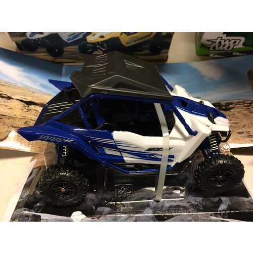 YAMAHA YXZ 1000 R SXS OFF ROAD RACE MODEL DIECAST 1:18 SCALE WHITE