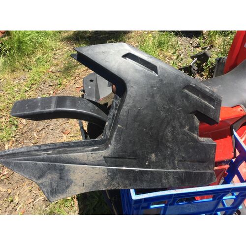 POLARIS 400 HAWKEYE SPORTSMAN  RIGHT HAND SIDE BLACK PLASTIC ENGINE COVER