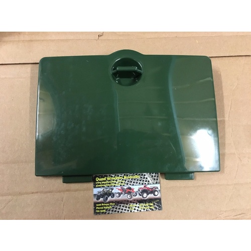 KLF 300 KAWASAKI DARK GREEN  ( ARMY ) TOOL BOX LID - COVER