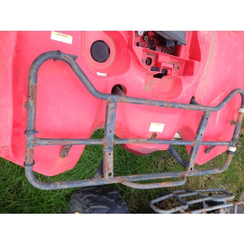 SUZUKI LTA 450 4x4 / REAR CARRIER RACK   KING QUAD  ATV  WRECKERS