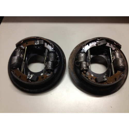 YAMAHA YFM 350 400  BIG FRONT BRAKE PLATES -  SHOES SLAVE CYLINDERS 