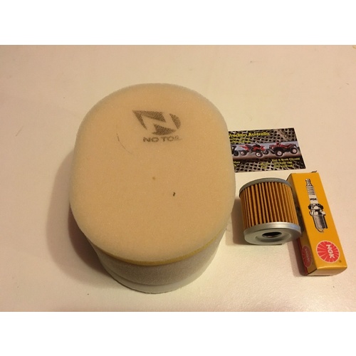 SUZUKI DR 200 DF 200 AG TROJAN  SERVICE KIT AIR OIL FILTER  PLUG