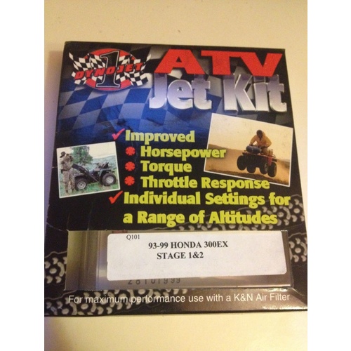 DYNOJET JET KIT  TRX 300 EX  STAGE 1 & 2  93 - 08